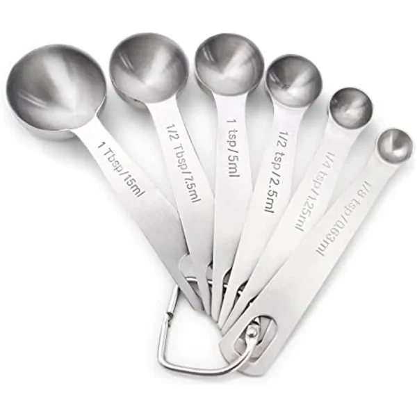 18/8 Stainless Steel Measuring Spoon Set
