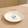 Cute Teddy Bear Design Dinner Plates