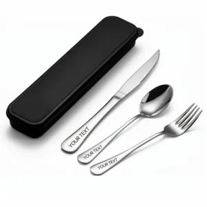 Customized Stainless Steel Travel Cutlery Set