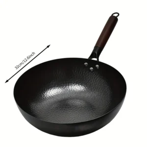Heavy-Duty Cast Iron Wok