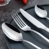 16pcs Stainless Steel Tableware Set