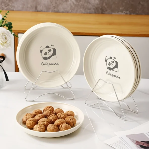 Cute Teddy Bear Design Dinner Plates