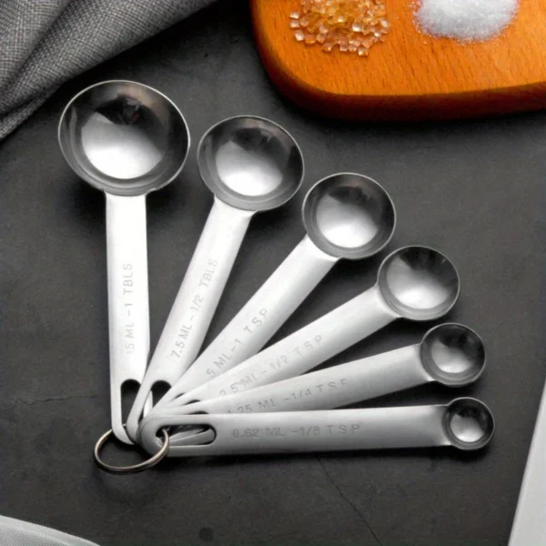 18/8 Stainless Steel Measuring Spoon Set