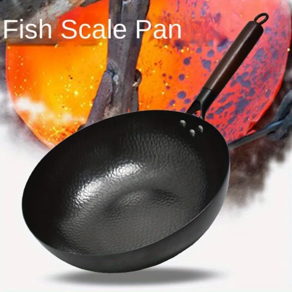 Heavy-Duty Cast Iron Wok
